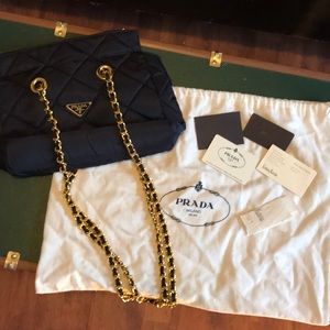 Vintage Prada bag Navy